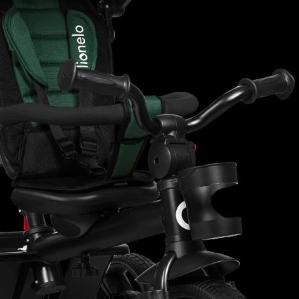 Lionelo - Tricycle pour enfants HAARI vert/noir