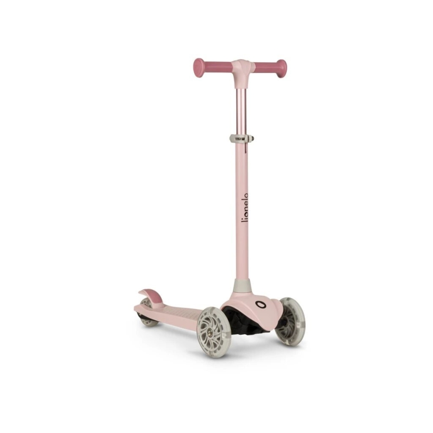 Lionelo - Trottinette enfant JESSY 3xAA rose