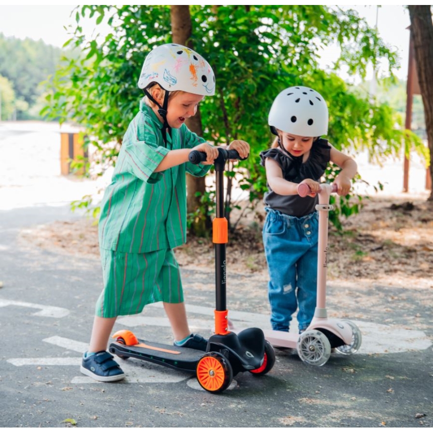 Lionelo - Trottinette enfant JESSY gris/vert