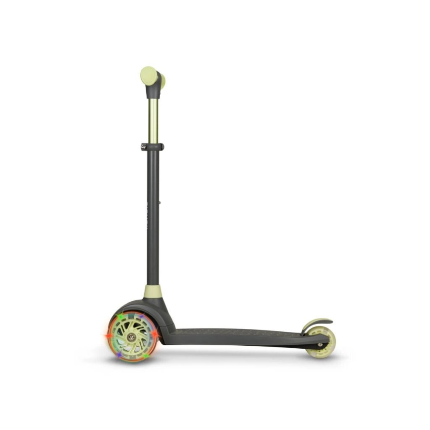 Lionelo - Trottinette enfant JESSY gris/vert