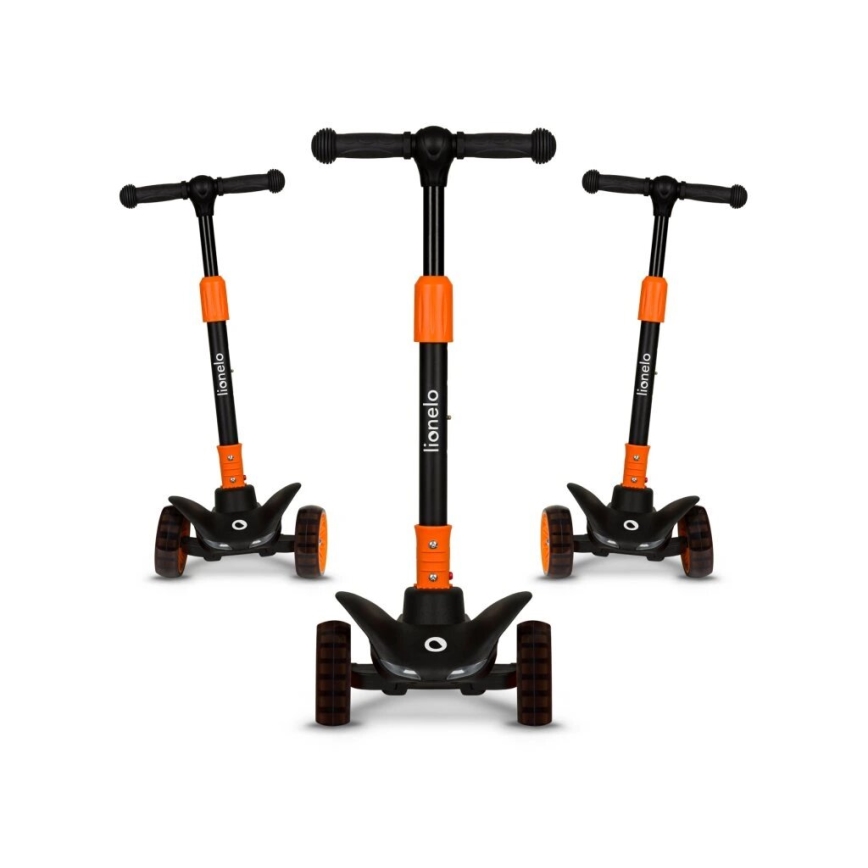 Lionelo - Trottinette enfant TIMMY 3xAA orange/noir