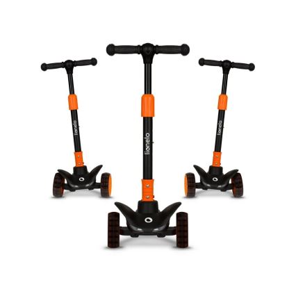 Lionelo - Trottinette enfant TIMMY 3xAA orange/noire