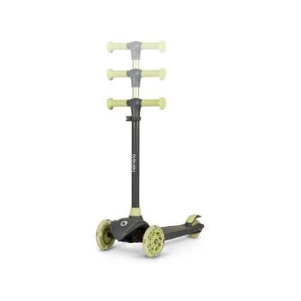 Lionelo - Trottinette pour enfant JESSY 3xAA gris/vert