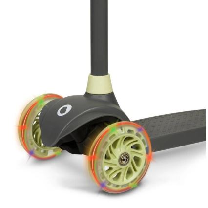 Lionelo - Trottinette pour enfant JESSY 3xAA gris/vert