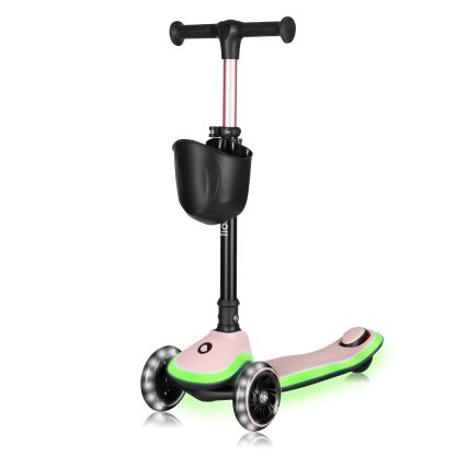 Lionelo - Trottinette pour enfant MEY 3 x AAA Rose