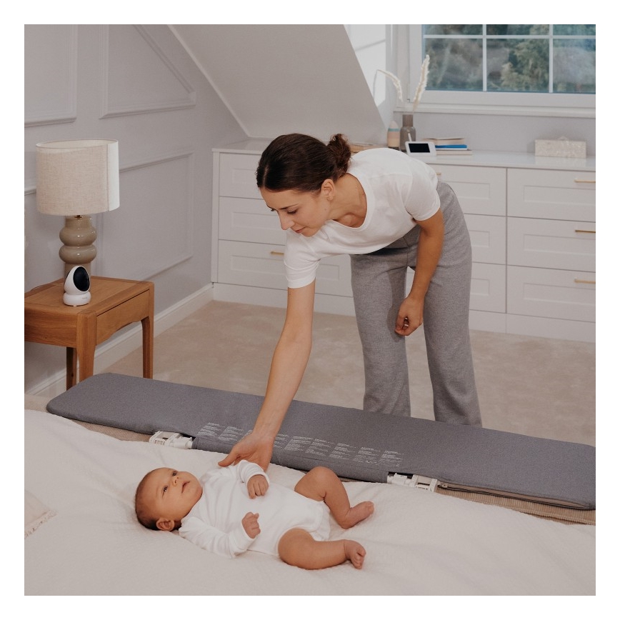 Lionelo - Veiligheidshek voor bed LORA XL donkergrijs