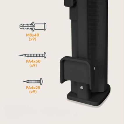 Lionelo - Veiligheidshekje THEA zwart