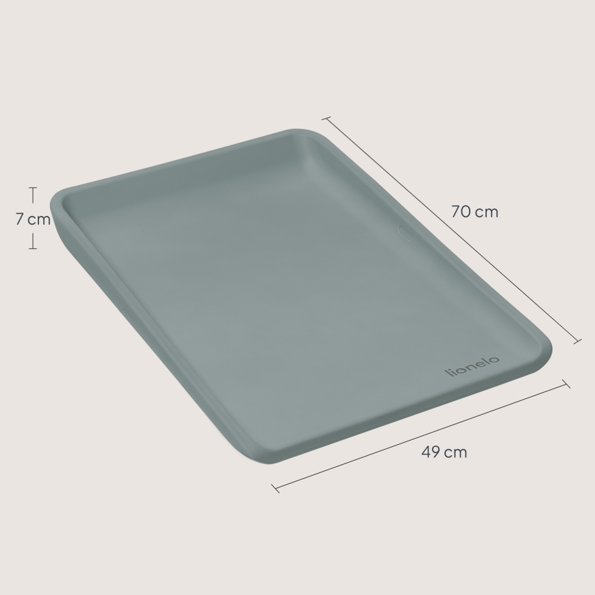 Lionelo - Verschoonmat MEGS 49x70 cm Grey Dove