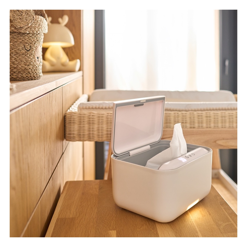 Lionelo - Verwarmer voor vochtige doekjes BABYBLISS 20W/230V