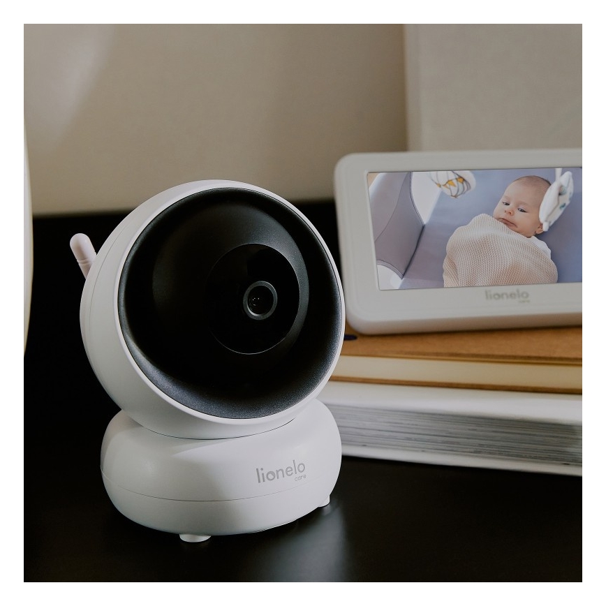 Lionelo - Videobabyfoon met monitor BABYLINE 8.3 5V 3600 mAh