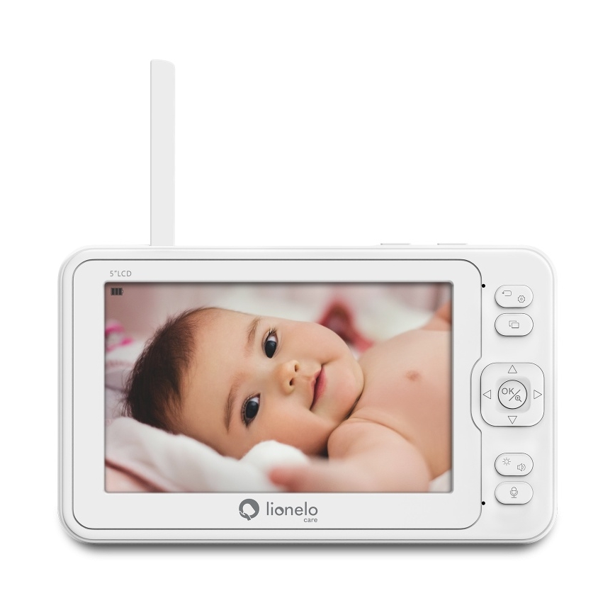 Lionelo - Videobabyfoon met monitor BABYLINE 8.3 5V 3600 mAh