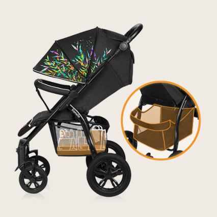 Lionelo - Wandelwagen ANNET TOUR zwart/groen