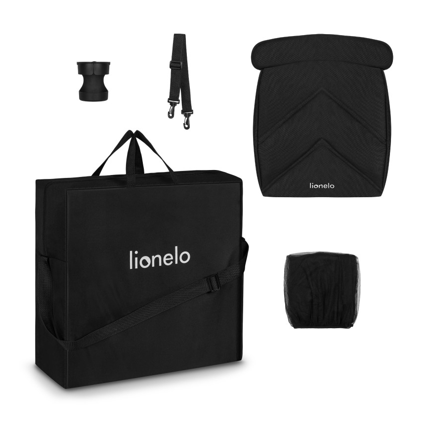 Lionelo - Wandelwagen CLOE zwart/goud