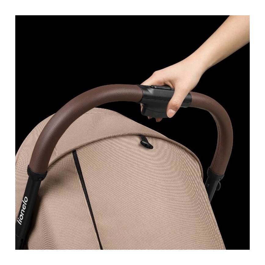Lionelo - Wandelwagen INGRID beige/zwart