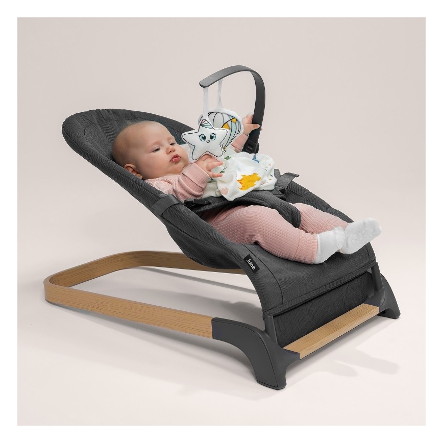 Lionelo - Wipstoel JUNE, grijs