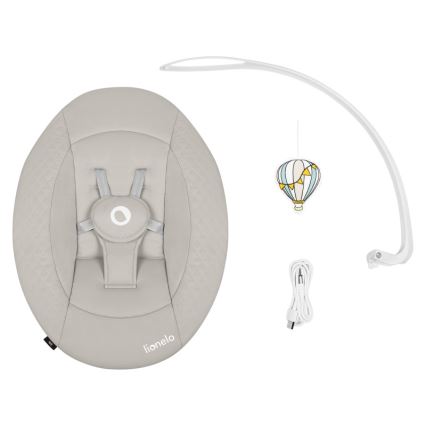 Lionelo - Wipstoel met melodie IRIS 4xAA Beige Sand