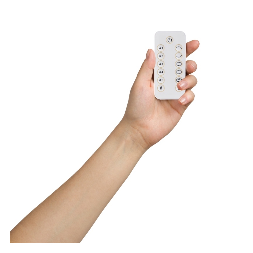 Lionelo - Wipstoel met melodie OLIVIA Beige Natural + afstandsbediening