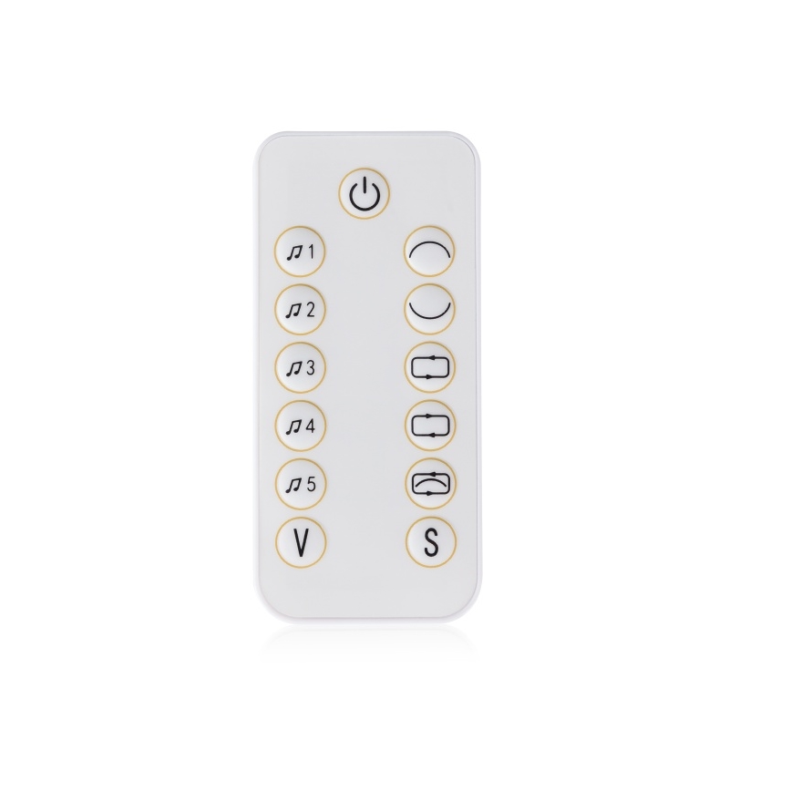 Lionelo - Wipstoel met melodie OLIVIA Beige Natural + afstandsbediening