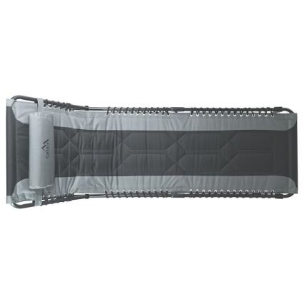 Lit de camping pliant gris