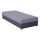 Lit de jour capitonné avec un espace de stockage JACOB XL capacité de charge 130 kg 90x200 cm gris
