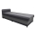 Lit de jour capitonné avec un espace de stockage TALI 80x202 gris/anthracite