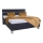 Lit rembourré ALIS 180x200 cm avec matelas et coffre de rangement, anthracite