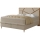 Lit rembourré avec matelas avec un espace de stockage NAOMI 180x200 cm beige