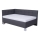 Lit rembourré avec matelas et espace de stockage MARIA PETITE 120x200 cm gris