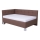 Lit rembourré avec matelas et espace de stockage MARIA PETITE 120x200 cm marron