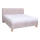 Lit rembourré avec matelas et espace de stockage VIOLET 180x200 cm beige