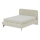 Lit rembourré avec matelas et surmatelas avec un espace de stockage ALEXA 160x200 cm beige