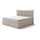 Lit rembourré avec matelas et surmatelas SOFIA 180x200 cm beige
