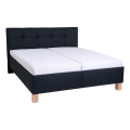 Lit rembourré avec un espace de stockage sans matelas MARIA 160x200 cm anthracite