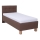 Lit rembourré avec un espace de stockage sans matelas MARIA ONE 90x200 cm marron