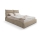 Lit rembourré sans matelas BASIL 160x200 cm beige