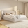 Lit rembourré sans matelas DALIA 160x200 cm beige