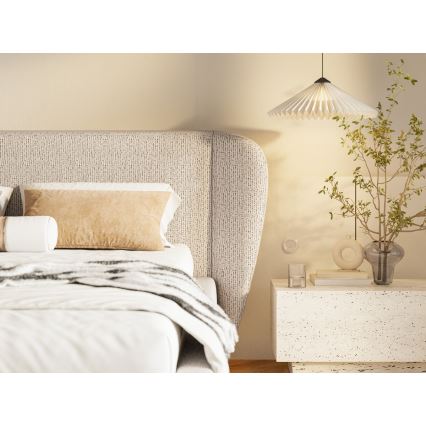Lit rembourré sans matelas DALIA 160x200 cm beige