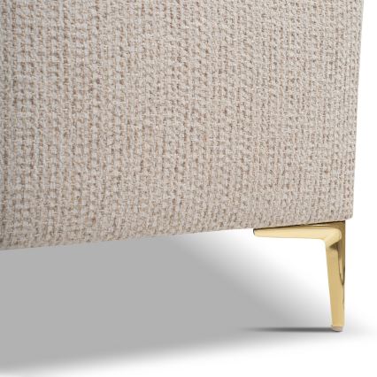 Lit rembourré sans matelas DALIA 160x200 cm beige