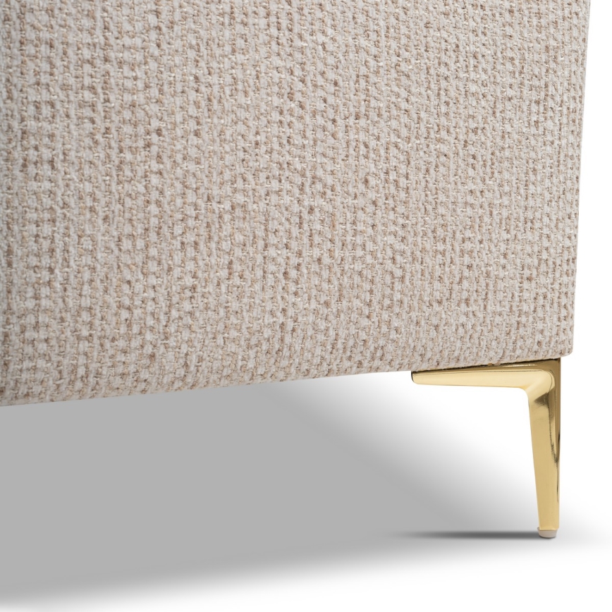 Lit rembourré sans matelas DALIA 160x200 cm beige