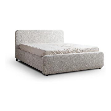 Lit rembourré sans matelas LAJLA 180x200 cm beige