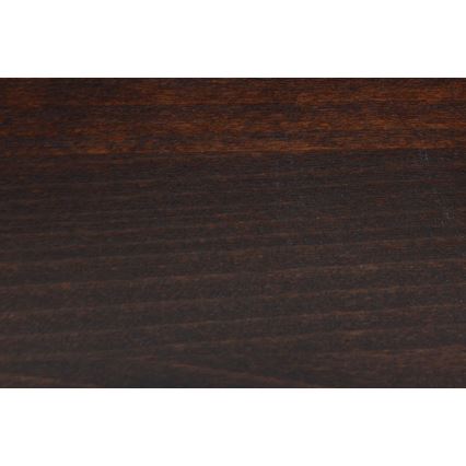 Lit simple AMBER 90 x 200 cm, noyer foncé