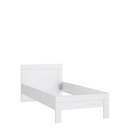 Lit simple SNOWIE 90 x 200 cm, blanc