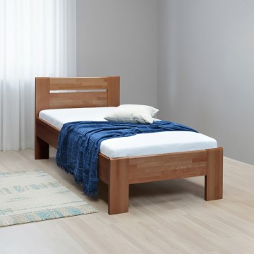 Lit une place AMBER 90 x 200 cm, coloris prune