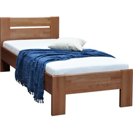 Lit une place AMBER 90 x 200 cm, coloris prune