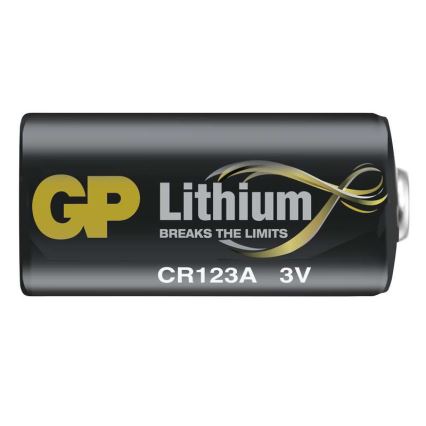 Lithium batterij CR123A GP LITHIUM 3V/1400 mAh