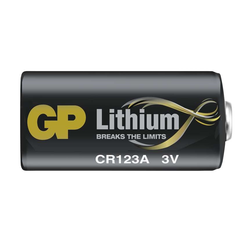 Lithium batterij CR123A GP LITHIUM 3V/1400 mAh