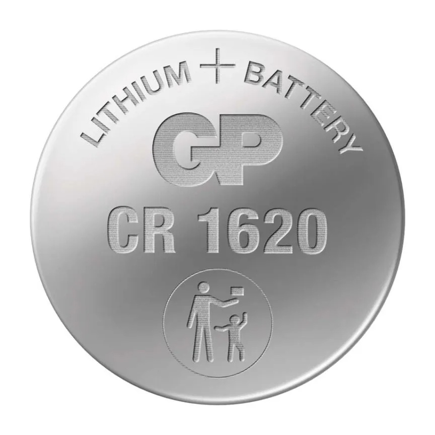 Lithium knoopcel batterij CR1620 GP LITHIUM 3V/75 mAh