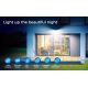 Litom - LOT 2x LED Applique murale solaire avec détecteur LED/3,7V IP67