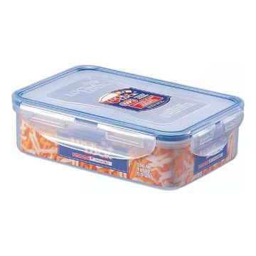 LOCK bewaardoos voor voedingsmiddelen 0,5 l, blauw/helder