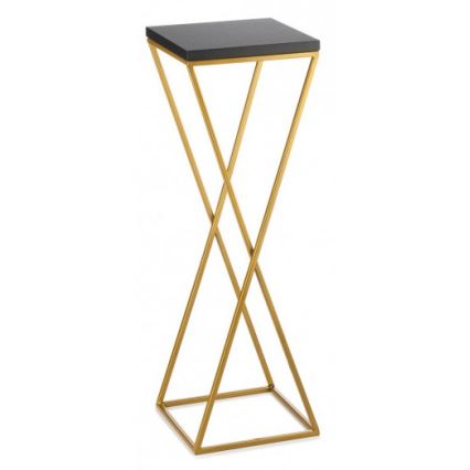 Bloemenstandaard LOFT 70x24 cm goud/zwart